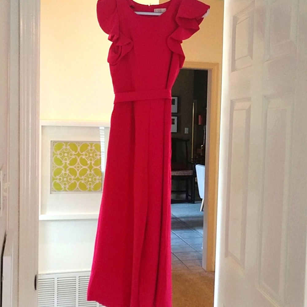 GB Girls cropped flutter sleeve cropped romper